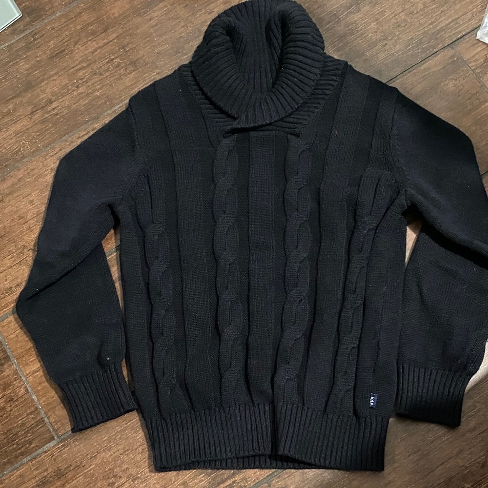 GAP Boys Black Turtleneck Sweater